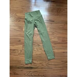 Lululemon Army Green High Rise Align 25" Inseam Legging Size 4